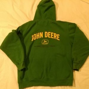 John Deere. Green and yellow Hoodie